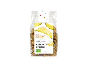 Banany Suszone Krążki 125g Bio Batom