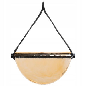 Lampa Sufitowa Led Na Pasku Pomarańczowy Klosz