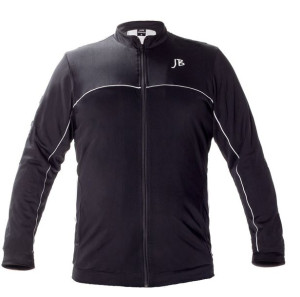 Rozpinana Bluza sportowa SPRINTER ZIP Czarny   biały XXL