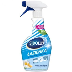 SIDOLUX Łazienka, płyn do czyszczenia łazienki mydło marsylskie spray 500ml