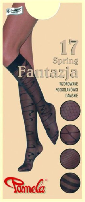 PODKOLANÓWKI SPRING FANTAZJA 0320 uniwersalny krata