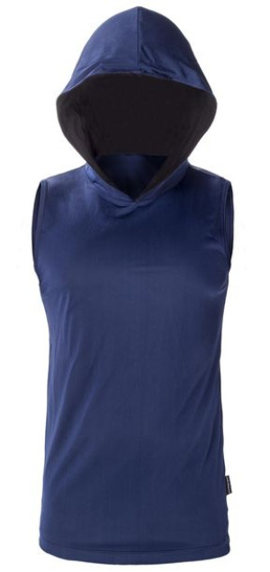 Granatowy Tanktop Streetmaster koszulka z kapturem M granat/czarny