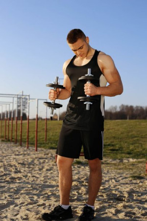 Sportowy bezrękawnik męski Tanktop Gymboy M Czarny - Szary