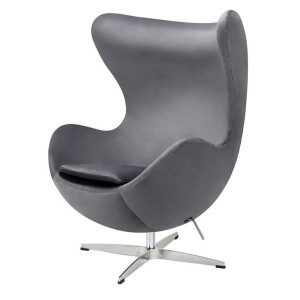 Fotel EGG CLASSIC VELVET ciemny szary