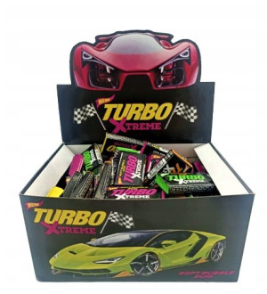 Gumy do żucia Turbo Xtreme 100 sztuk