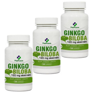 GINKGO BILOBA EKSTRAKT 360 tabletek miłorząb japoński na pamięć
