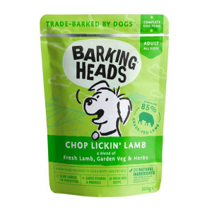 Barking Heads Chop Lickin' Lamb saszetka dla psów 300g