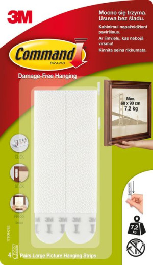 Command 3m Rzepy Do Ramek 17206cis 8szt 7,2kg