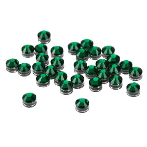Cyrkonie do paznokci szklane SS10 Emerald 50 szt