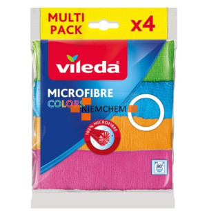 Vileda Mikrofibra Ściereczka Zestaw 4szt 30x30 cm