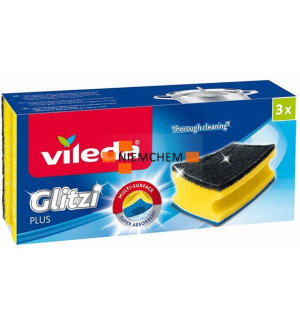 Vileda Glitzi Plus Zmywak Profilowany 3szt