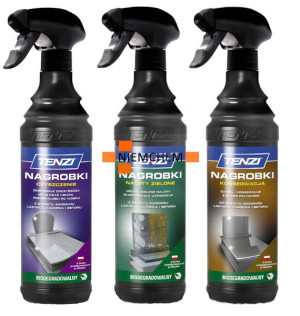 TENZI Nagrobki Zestaw do Czyszczenia Grobu 3x600ml
