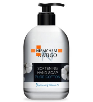 NATIGO Łagodzące Mydło w Płynie Czysta Bawełna 500 ML