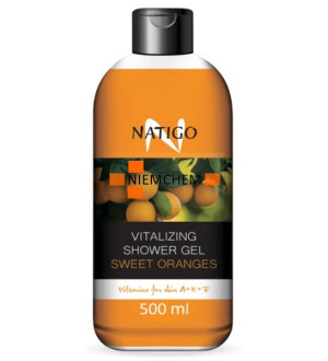 NATIGO Energetyzujący Żel pod Prysznic Słodkie Pomarańcze 500ml