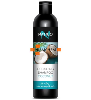 NATIGO Szampon do Włosów Suchych i Zniszczonych Kokos 300ml