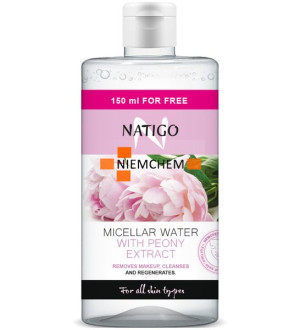 NATIGO Nawilżający Płyn Micelarny Piwonia 650ml