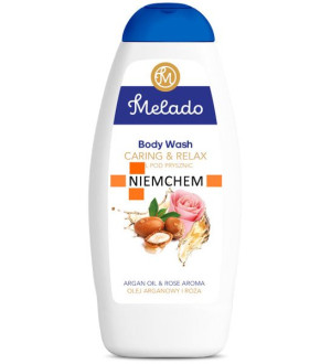 MELADO Żel pod Prysznic Olej Arganowy Róża 750ml