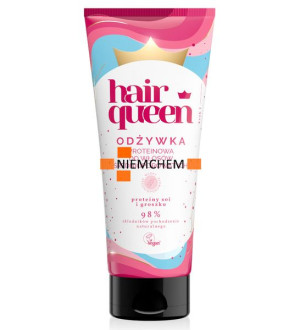 HAIR QUEEN Proteinowa odżywka do włosów średnioporowatych 200ml