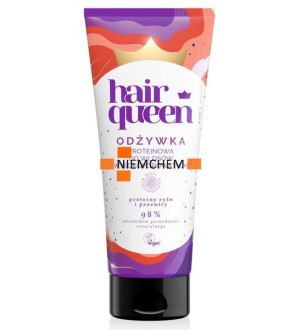 HAIR QUEEN Proteinowa odżywka do włosów wysokoporwatych 200ml