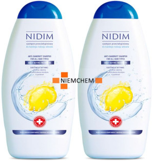 NIDIM Szampon Przeciwłupieżowy Cytrynowy 2 x 750ml