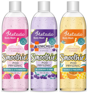 MELADO Smoothie Żel pod Prysznic Zestaw 3 x 500ml