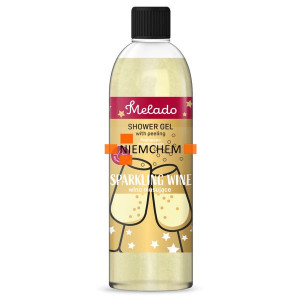 MELADO Żel Peeling pod Prysznic Wino Musujące 500ml