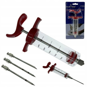Nastrzykiwarka Strzykawka Do Mięsa 30 Ml + 3 Igły