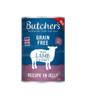 BUTCHER'S Original Recipe in Jelly, karma dla psa, kawałki z jagnięcina w g