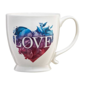 Kubek Z Napisem Wielokolorowym Love 400ml Ambition