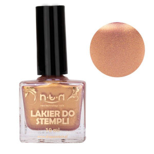 Lakier do stempli  Ntn Rose Gold Nr 101 10ml Nowy inna marka Błyszczące Odc