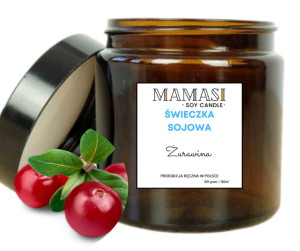 Żurawina 120Ml Świeca , Świeczka Sojowa  Zapachowa