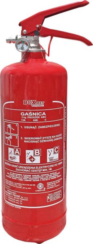 Gaśnica Ppoż Proszkowa 2kg Samochodowa Gaśnice Abc