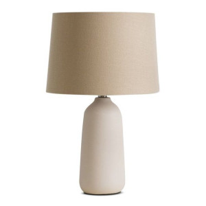 Lampa stołowa z abażurem EZRA 33X38X58 beżowa
