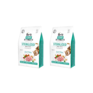 Pakiet Brit Care Grain Free Sterilized Urinary Health z Kurczakiem Karma Dl