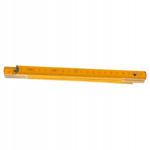Miara składana drewniana 2m żółta Top Tools 26C012