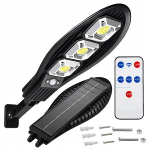 Lampa Solarna Led Latarnia Uliczna Czujnik Mocna