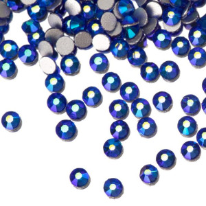 Cyrkonie do paznokci szklane ss5 sapphire ab 1440 szt paczka