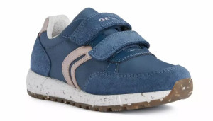 Sneakersy GEOX J15AQA dziewczęce niebieski respira econyl