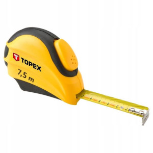 Miara zwijana stalowa 7.5 m x 25 mm TOPEX 27C387