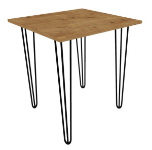Stolik Ława Loft Dąb Lancelot Hairpin Arto Gtv 65 X 65 X 73cm