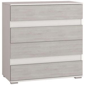Komoda do sypialni, bieliźniarka 90cm Biała