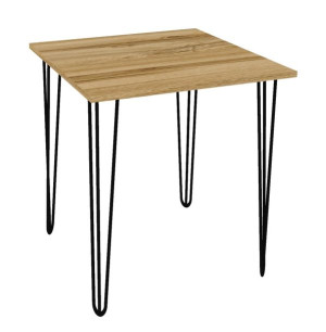 Stolik Ława Loft Dąb Wotan Hairpin Arto Gtv 65 X 65 X 73cm