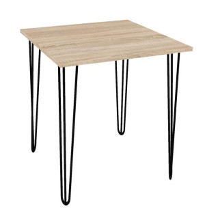 Stolik Ława Loft Dąb Sonoma Hairpin Arto Gtv 65 X 65 X 73cm