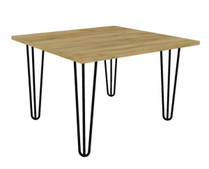 Stolik Ława Loft Dąb Craft Złoty Hairpin Arto Gtv 65 X 65 X 42,5cm