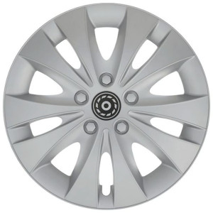 Kołpaki kół 16" STORM, plastikowe, srebrne, komplet 4 szt