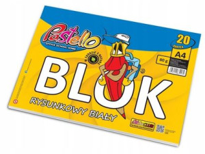 Pastello blok rysunkowy A4 20k gr.80g 9161