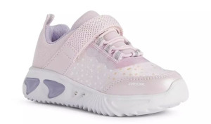 Sneakersy GEOX J25E9A dziewczęce LED lekkie RESPIRA