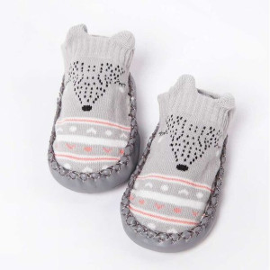 Miękkie buciki do żłobka,przedszkola z podeszwą antypoślizgową 14cm 12-18m
