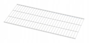 Półka ażurowa 906*406 mm, biała KOLCHUGA