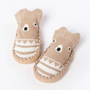 Miękkie buciki do żłobka, przedszkola z podeszwą antypoślizgową 11cm  0-3m